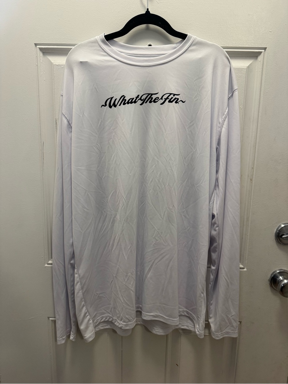 Men’s Long Sleeve Crew - White 0555